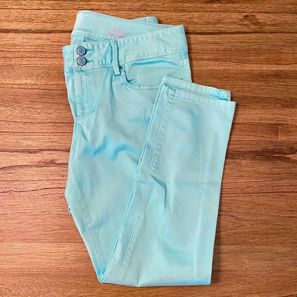 Lilly Pulitzer Worth Skinny Mini Cropped Pants 10